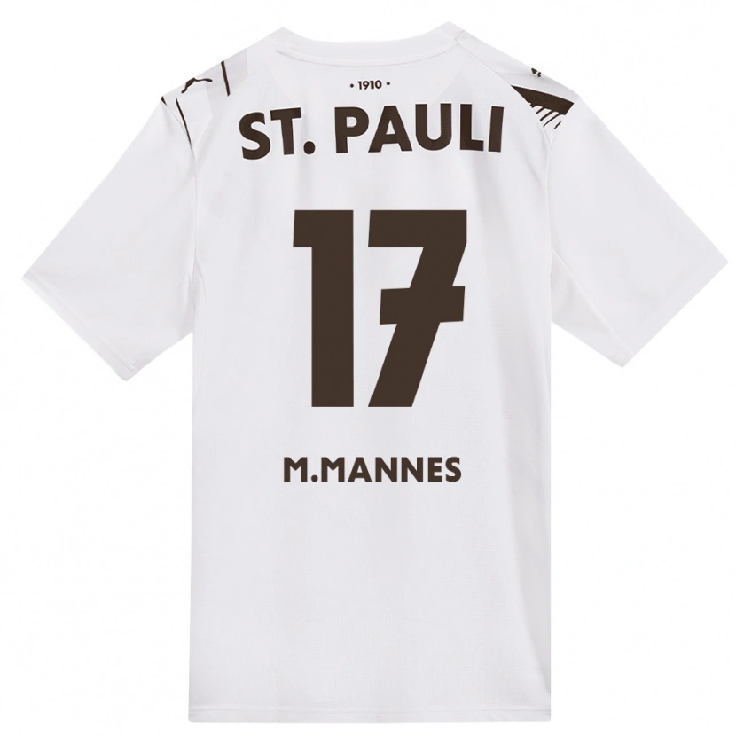 Danxen Mujer Camiseta Verena Maria Mannes #17 Café Blanco Rojo 2ª Equipación 2026/27 La Camisa México