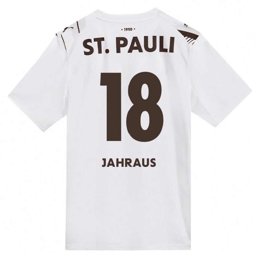 Danxen Mujer Camiseta Luis Jahraus #18 Café Blanco Rojo 2ª Equipación 2026/27 La Camisa México