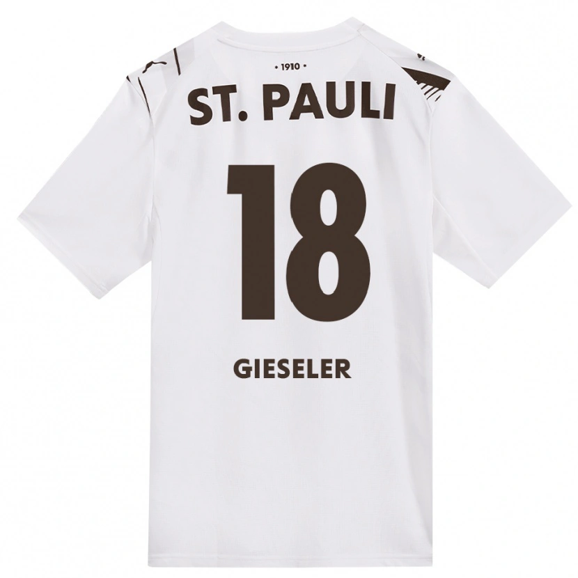 Danxen Mujer Camiseta Madeline Gieseler #18 Café Blanco Rojo 2ª Equipación 2026/27 La Camisa México