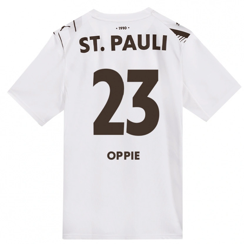 Danxen Mujer Camiseta Louis Oppie #23 Café Blanco Rojo 2ª Equipación 2026/27 La Camisa México