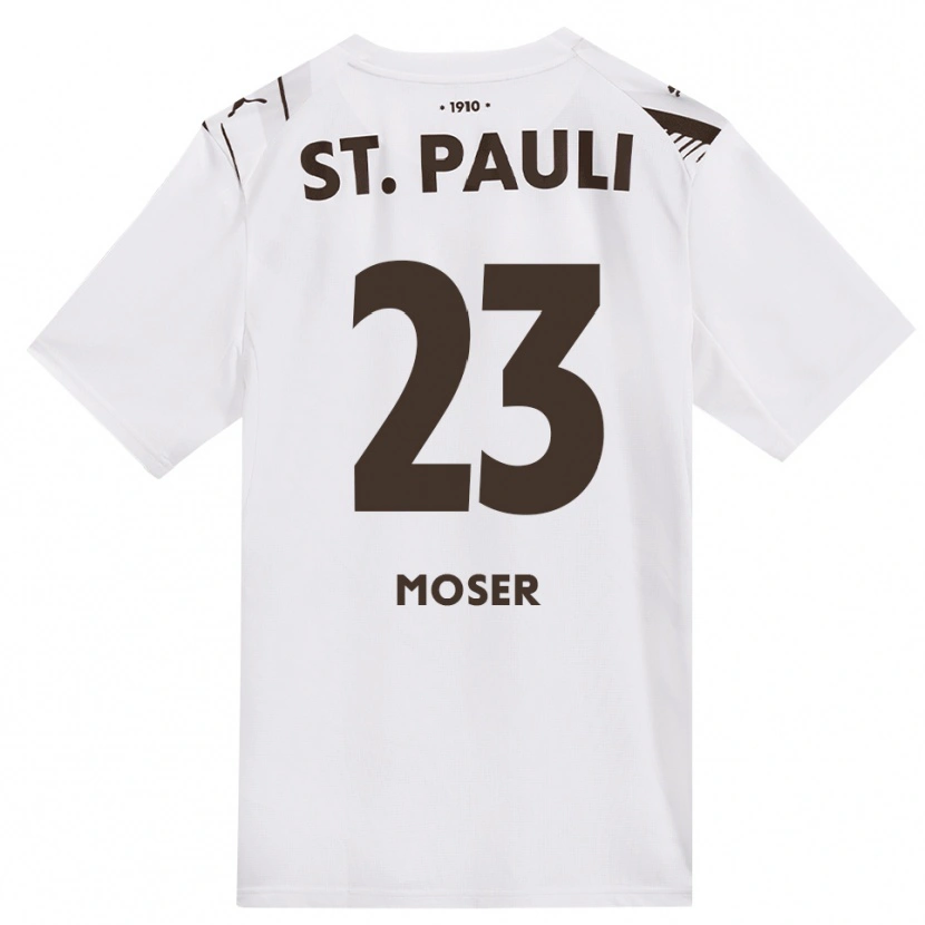 Danxen Mujer Camiseta Ammon Moser #23 Café Blanco Rojo 2ª Equipación 2026/27 La Camisa México