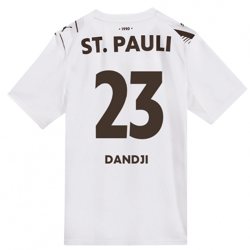 Danxen Mujer Camiseta Kemi Dandji #23 Café Blanco Rojo 2ª Equipación 2026/27 La Camisa México