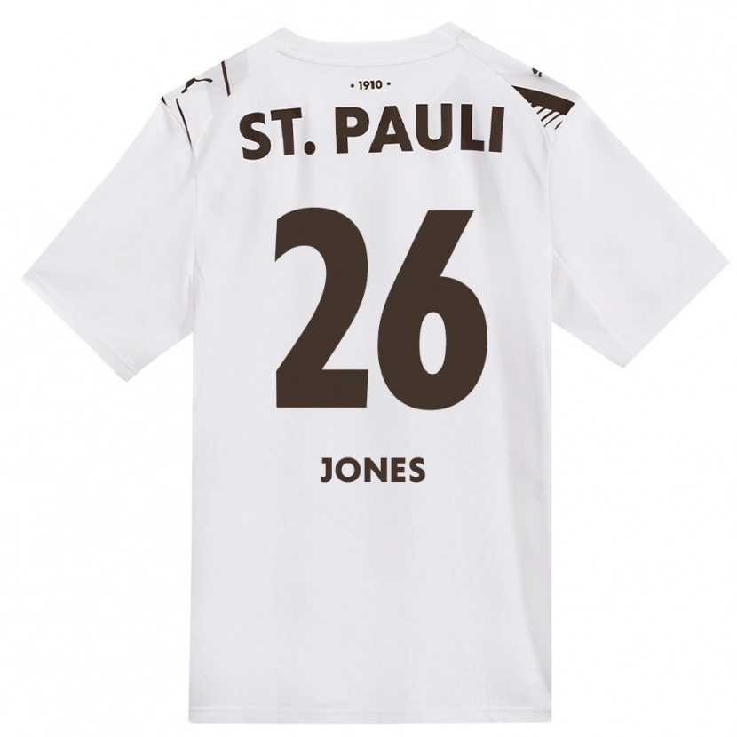 Danxen Mujer Camiseta Ricky-Jade Jones #26 Café Blanco Rojo 2ª Equipación 2026/27 La Camisa México