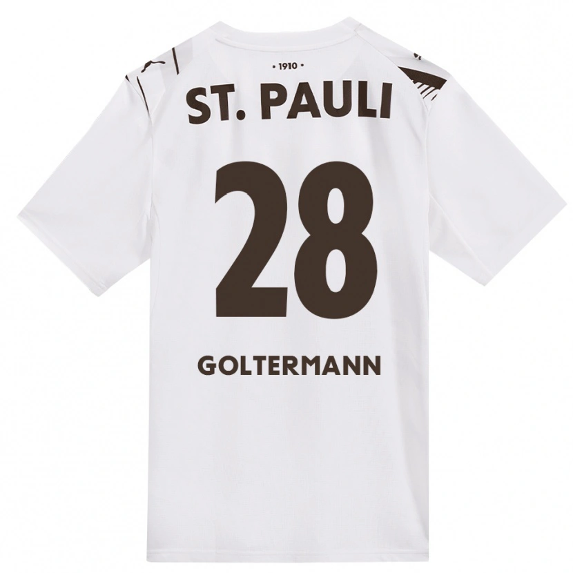 Danxen Mujer Camiseta Max Goltermann #28 Café Blanco Rojo 2ª Equipación 2026/27 La Camisa México