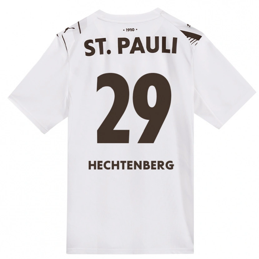 Danxen Mujer Camiseta Julia Hechtenberg #29 Café Blanco Rojo 2ª Equipación 2026/27 La Camisa México