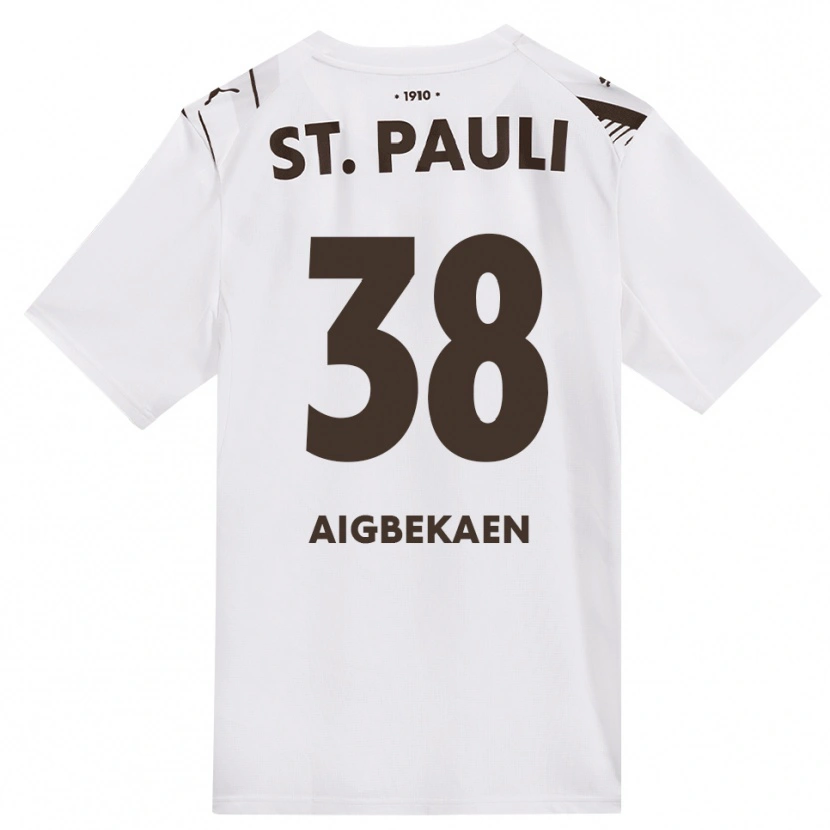 Danxen Mujer Camiseta Romeo Aigbekaen #38 Café Blanco Rojo 2ª Equipación 2026/27 La Camisa México