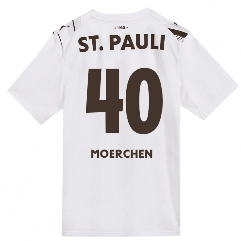 Danxen Mujer Camiseta Theo Moerchen #40 Café Blanco Rojo 2ª Equipación 2026/27 La Camisa México