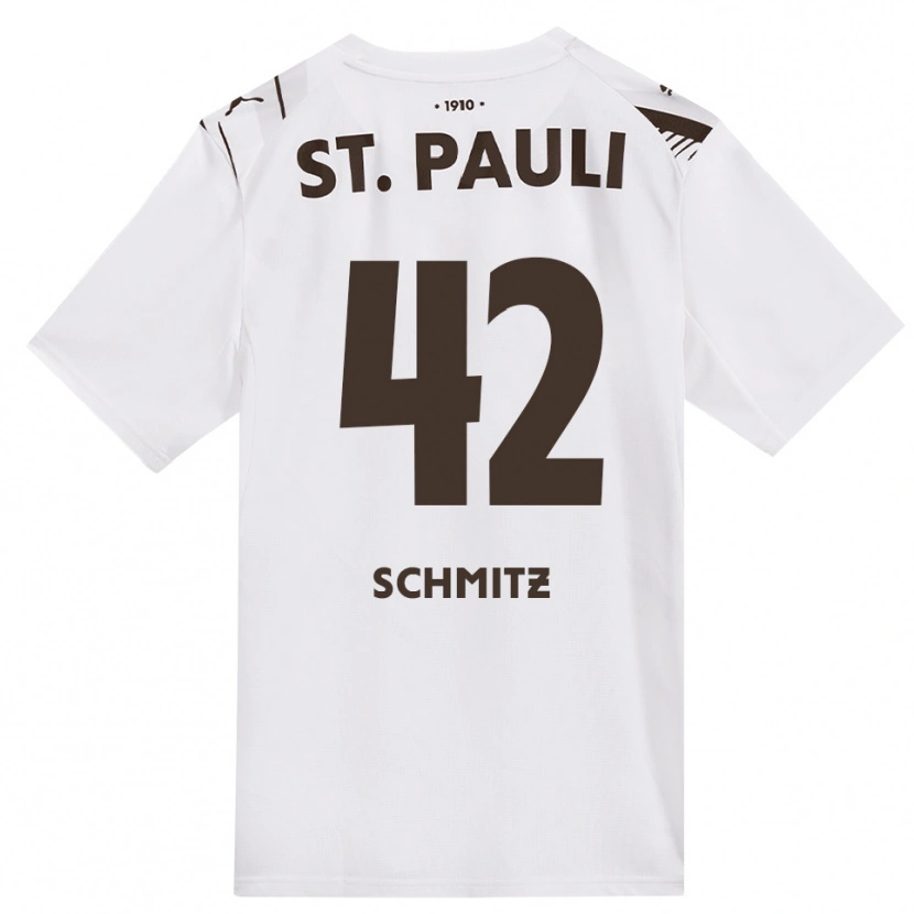Danxen Mujer Camiseta Marwin Schmitz #42 Café Blanco Rojo 2ª Equipación 2026/27 La Camisa México