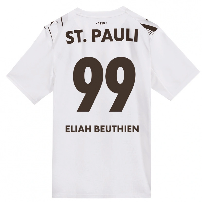 Danxen Mujer Camiseta Jaron Eliah Beuthien #99 Café Blanco Rojo 2ª Equipación 2026/27 La Camisa México