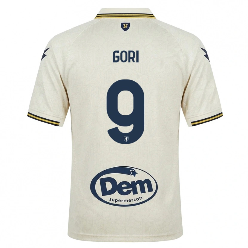 Danxen Mujer Camiseta Lorenzo Gori #9 Oldlace Amarillo Negro 2ª Equipación 2026/27 La Camisa México