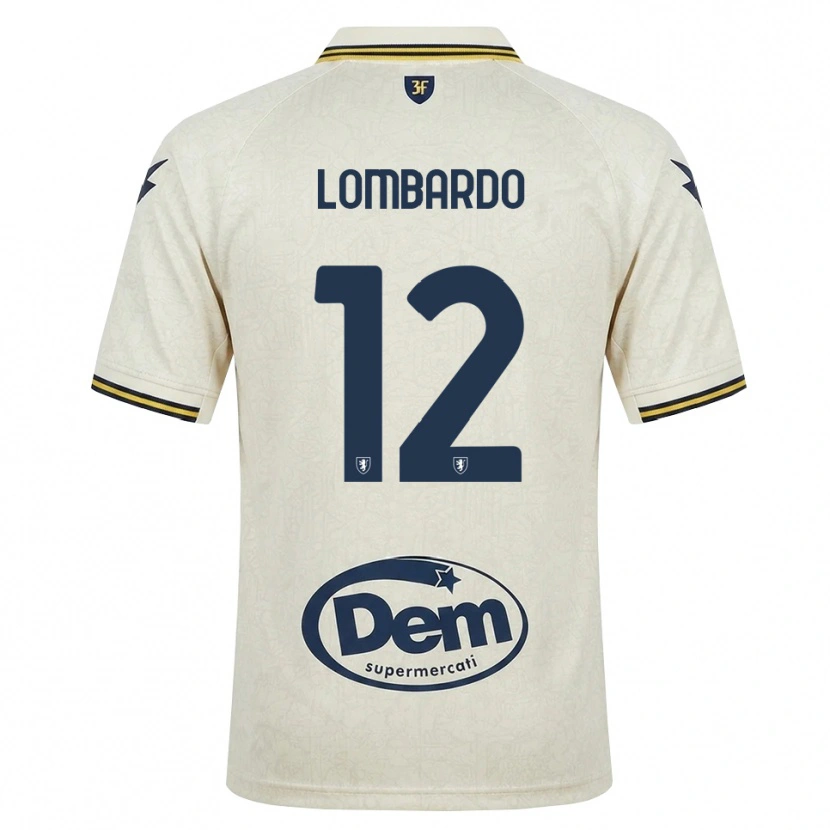 Danxen Mujer Camiseta Alessandro Lombardo #12 Oldlace Amarillo Negro 2ª Equipación 2026/27 La Camisa México