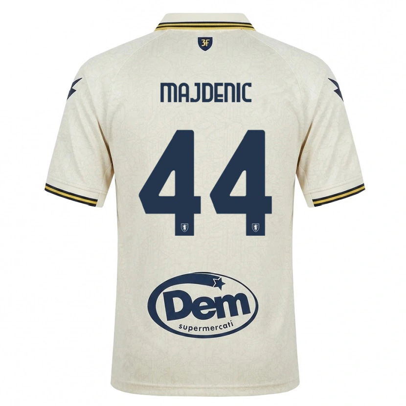 Danxen Mujer Camiseta Fran Majdenic #44 Oldlace Amarillo Negro 2ª Equipación 2026/27 La Camisa México