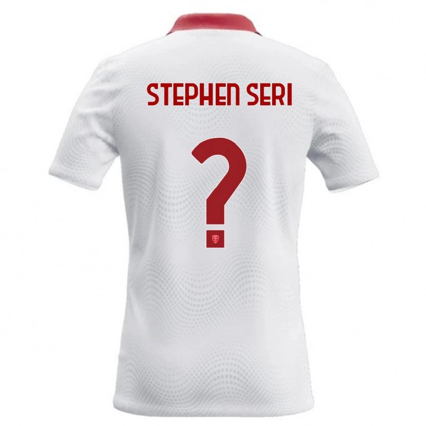Danxen Mujer Camiseta Ange Stephen Seri #0 Blanco Rojo 2ª Equipación 2026/27 La Camisa México