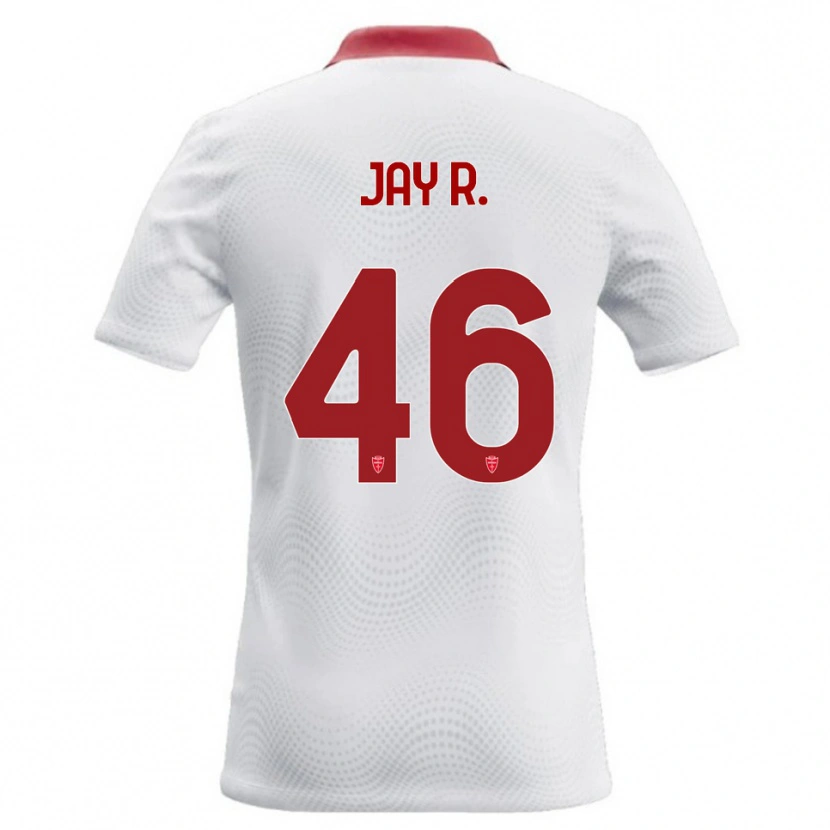 Danxen Mujer Camiseta Jay Robinson #46 Blanco Rojo 2ª Equipación 2026/27 La Camisa México