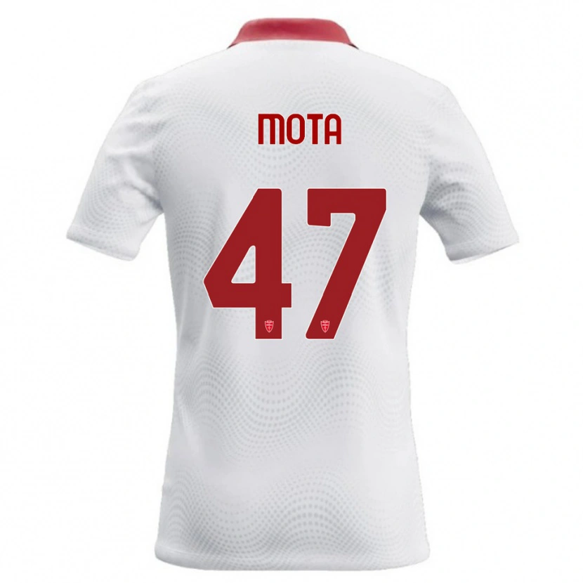 Danxen Mujer Camiseta Dany Mota #47 Blanco Rojo 2ª Equipación 2026/27 La Camisa México