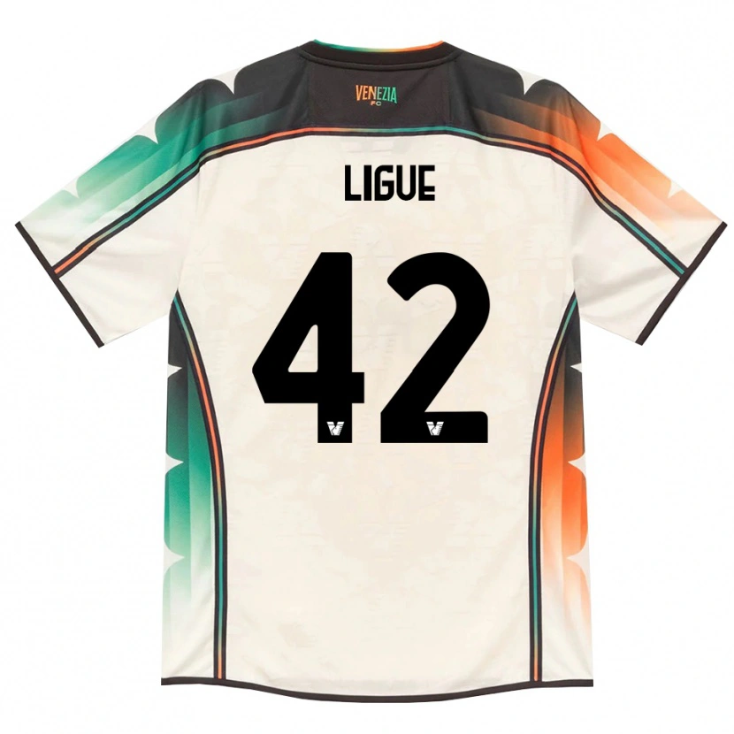Danxen Mujer Camiseta Junior Ligue #42 Oldlace Naranja Verde 2ª Equipación 2026/27 La Camisa México