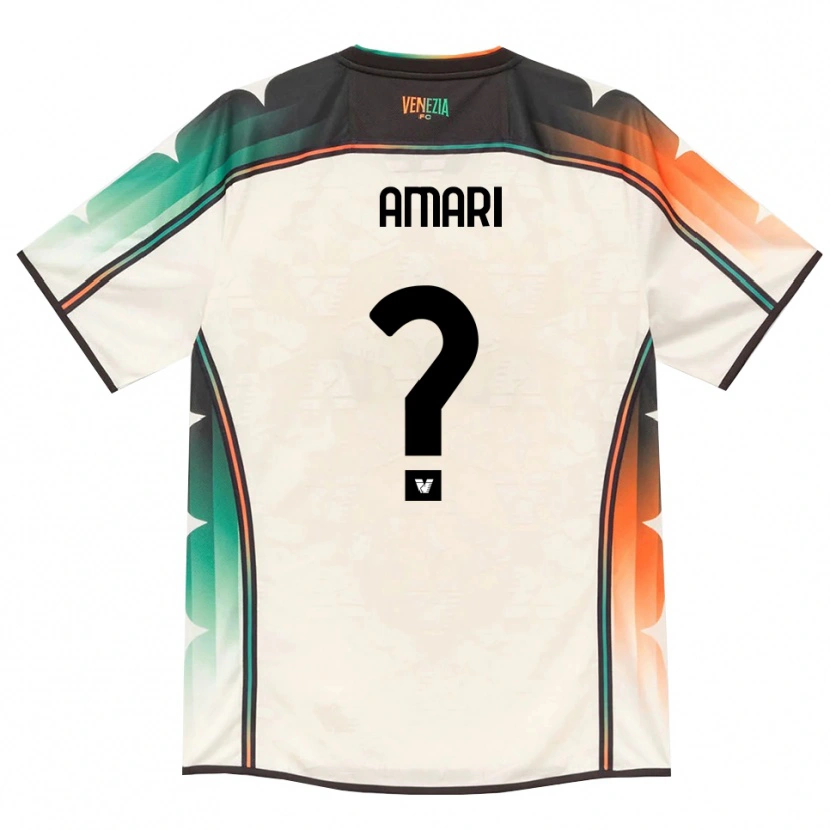 Danxen Mujer Camiseta Semir Amari #0 Oldlace Naranja Verde 2ª Equipación 2026/27 La Camisa México