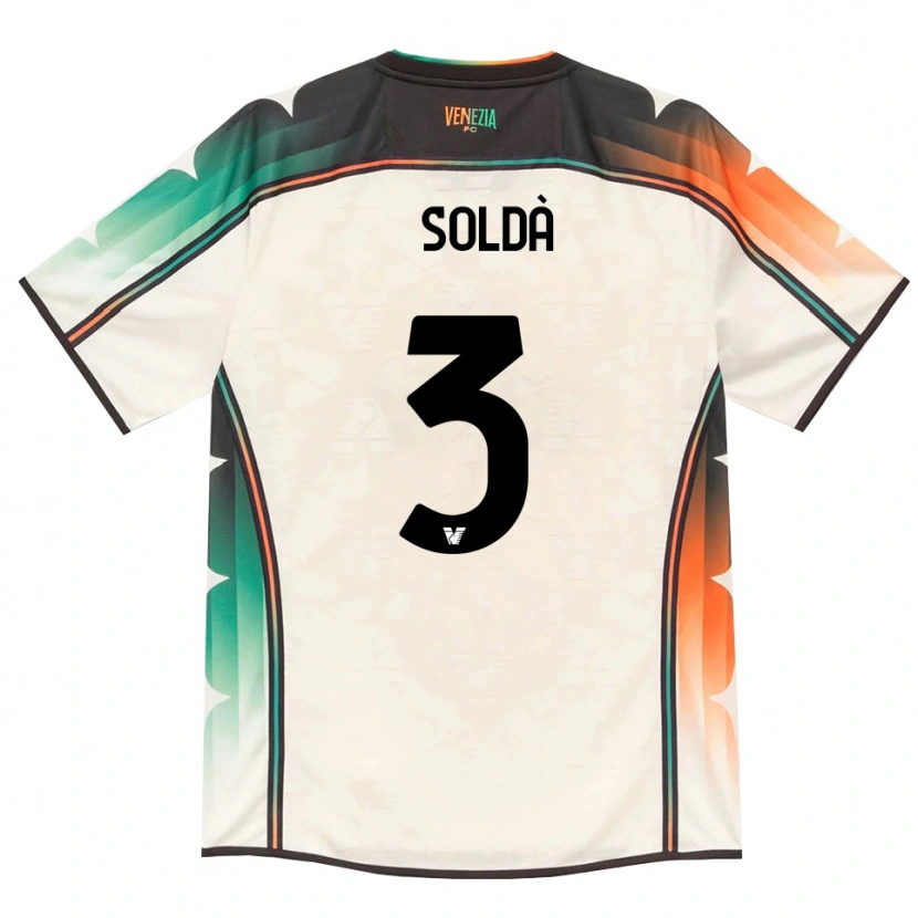 Danxen Mujer Camiseta Mohamed Soldà #3 Oldlace Naranja Verde 2ª Equipación 2026/27 La Camisa México