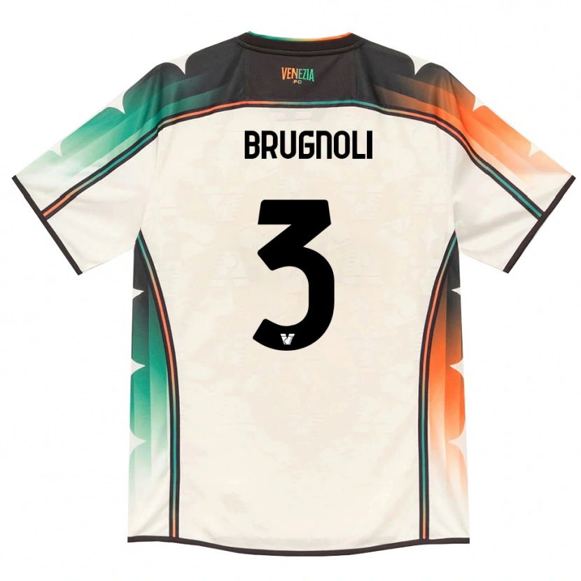 Danxen Mujer Camiseta Lorenzo Brugnoli #3 Oldlace Naranja Verde 2ª Equipación 2026/27 La Camisa México