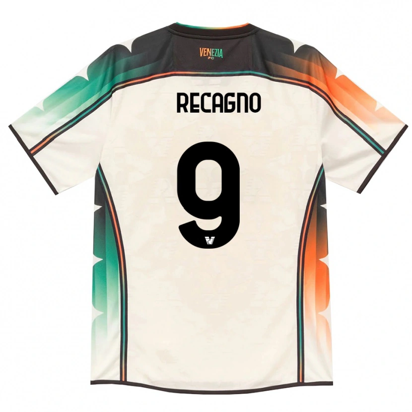 Danxen Mujer Camiseta Francesco Recagno #9 Oldlace Naranja Verde 2ª Equipación 2026/27 La Camisa México