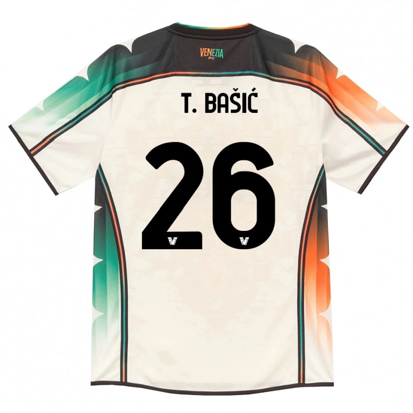 Danxen Mujer Camiseta Toma Bašić #26 Oldlace Naranja Verde 2ª Equipación 2026/27 La Camisa México