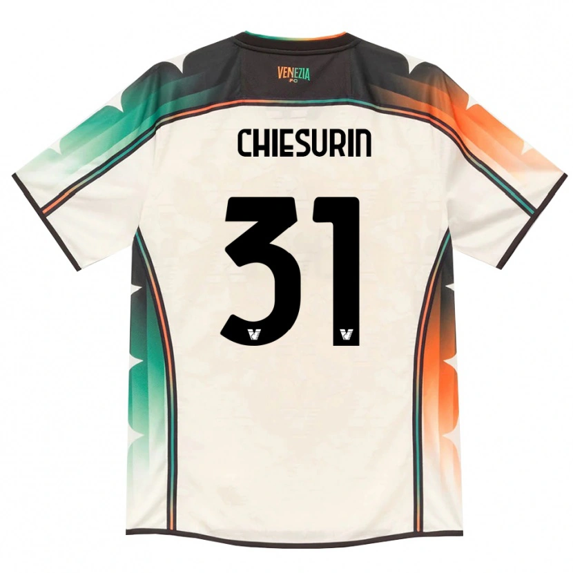 Danxen Mujer Camiseta Alberto Chiesurin #31 Oldlace Naranja Verde 2ª Equipación 2026/27 La Camisa México