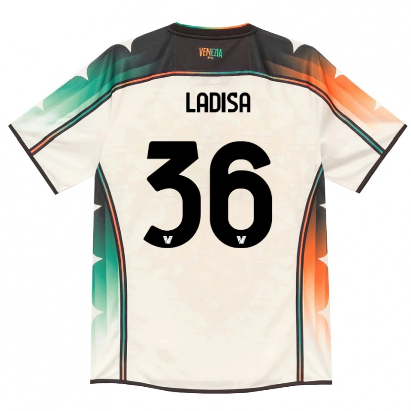 Danxen Mujer Camiseta Marco Ladisa #36 Oldlace Naranja Verde 2ª Equipación 2026/27 La Camisa México