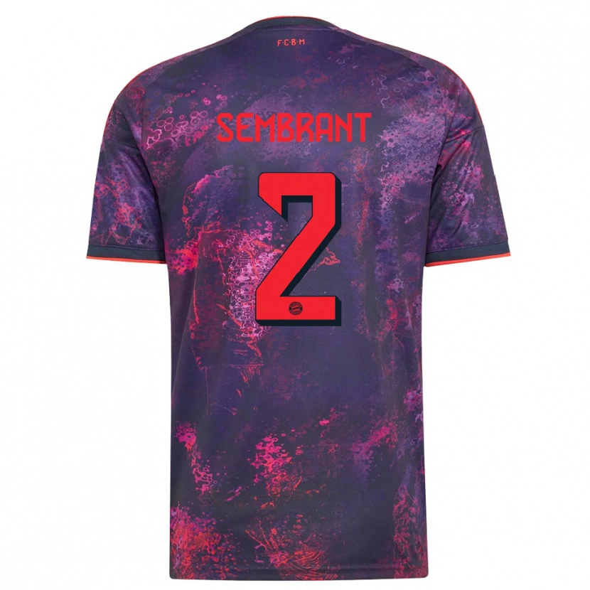 Danxen Mujer Camiseta Linda Sembrant #2 Rojo Morado Equipación Tercera 2026/27 La Camisa México