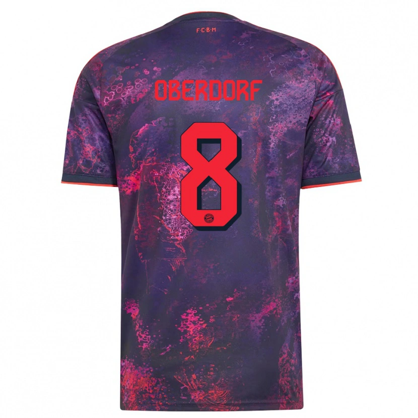 Danxen Mujer Camiseta Lena Oberdorf #8 Rojo Morado Equipación Tercera 2026/27 La Camisa México
