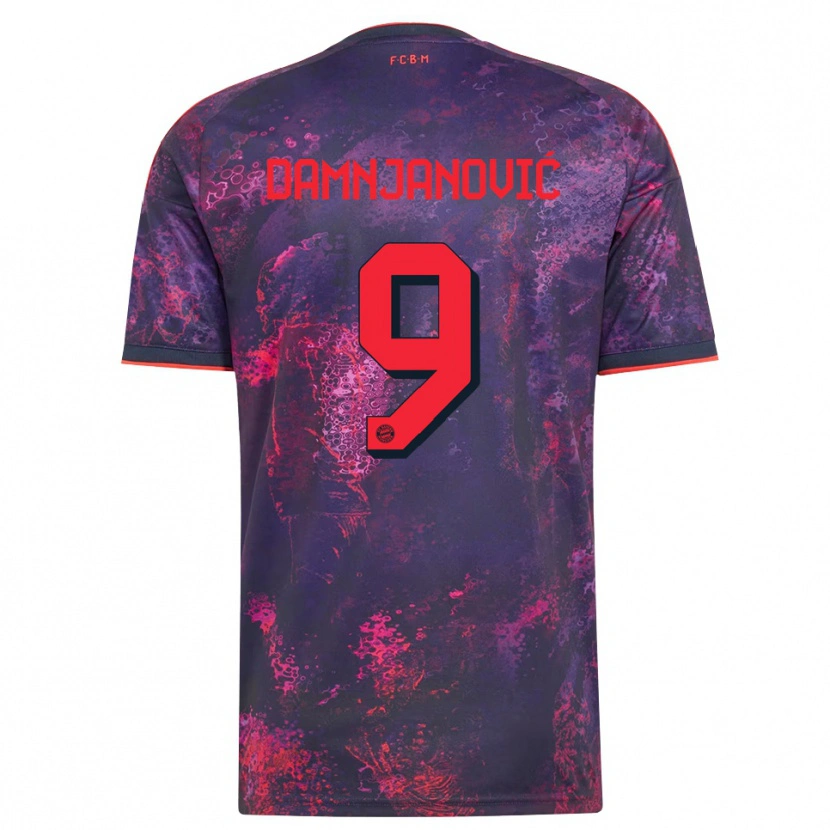 Danxen Mujer Camiseta Jovana Damnjanović #9 Rojo Morado Equipación Tercera 2026/27 La Camisa México