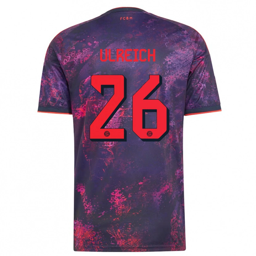Danxen Mujer Camiseta Sven Ulreich #26 Rojo Morado Equipación Tercera 2026/27 La Camisa México