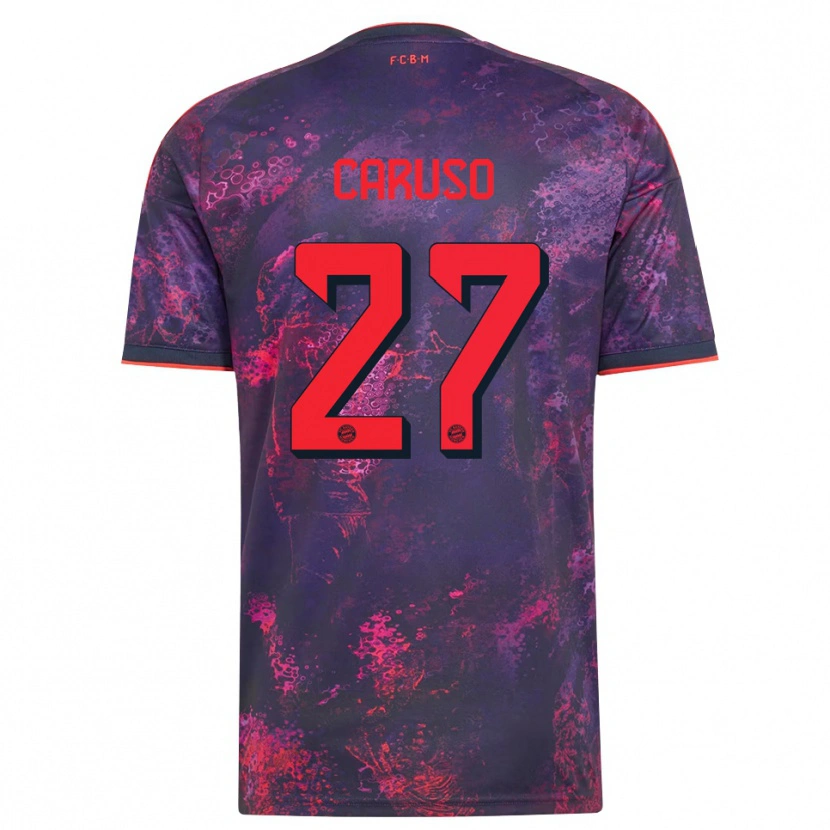 Danxen Mujer Camiseta Arianna Caruso #27 Rojo Morado Equipación Tercera 2026/27 La Camisa México