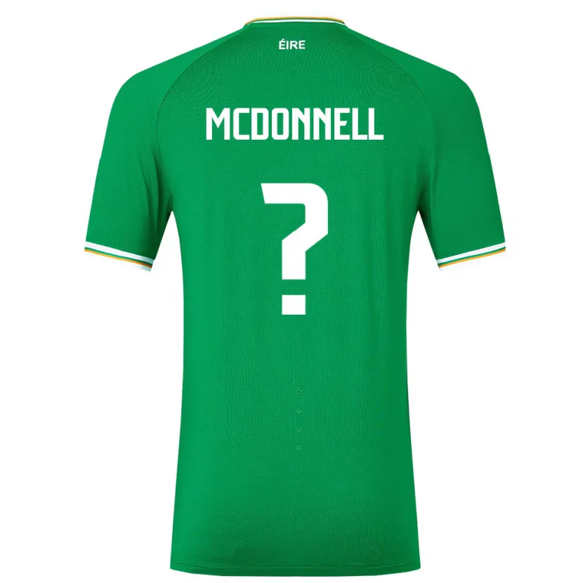 Danxen Niño Camiseta Irlanda Grady Mcdonnell #0 Verde 1ª Equipación 24-26 La Camisa México