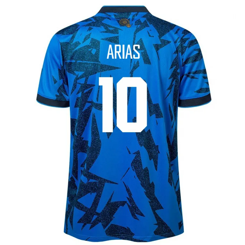 Danxen Niño Camiseta El Salvador Cristopher Arias #10 Azul 1ª Equipación 24-26 La Camisa México
