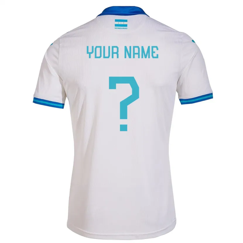 Danxen Niño Camiseta Honduras Su Nombre #0 Blanco 1ª Equipación 24-26 La Camisa México