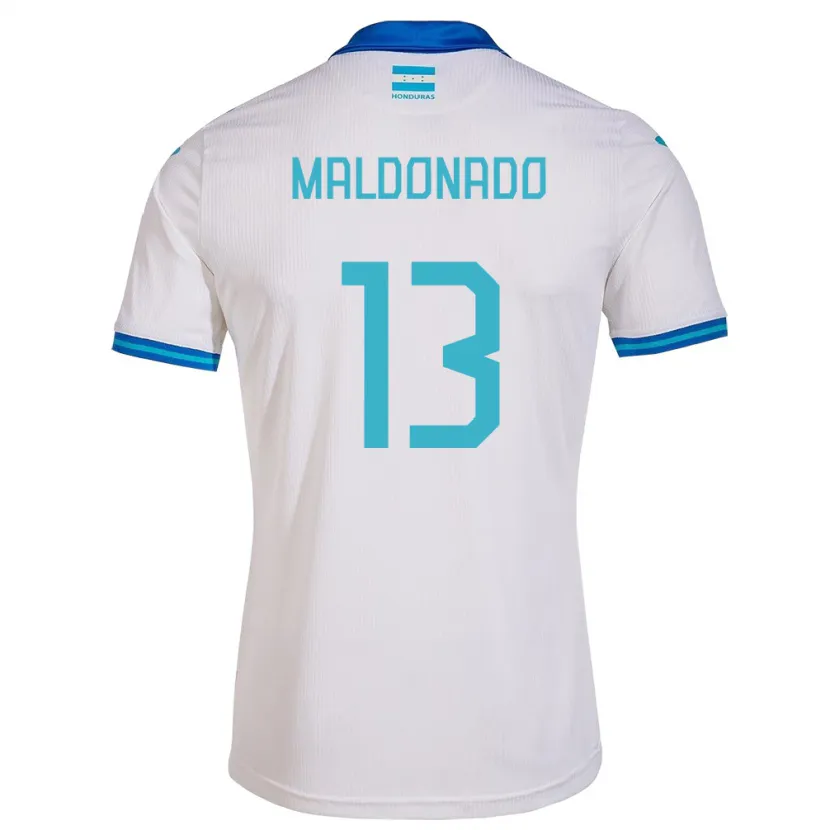 Danxen Niño Camiseta Honduras Edwin Maldonado #13 Blanco 1ª Equipación 24-26 La Camisa México