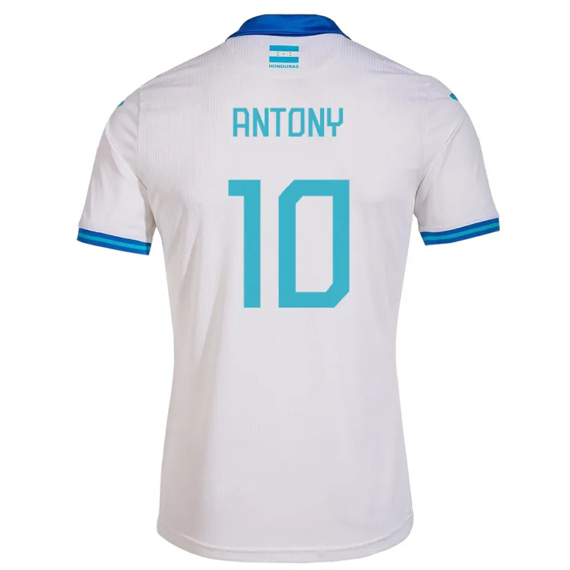 Danxen Niño Camiseta Honduras Antony García #10 Blanco 1ª Equipación 24-26 La Camisa México