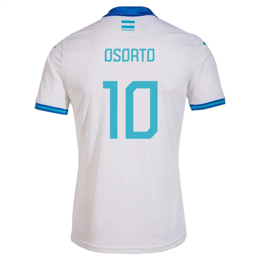 Danxen Niño Camiseta Honduras Roberto Osorto #10 Blanco 1ª Equipación 24-26 La Camisa México