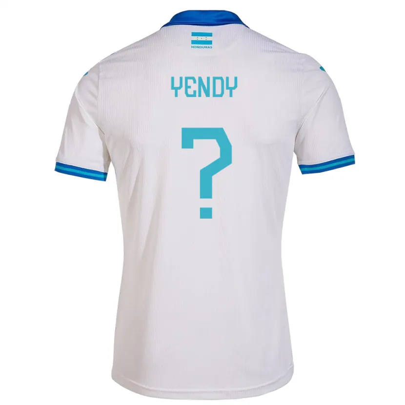 Danxen Niño Camiseta Honduras Yendy Martínez #0 Blanco 1ª Equipación 24-26 La Camisa México