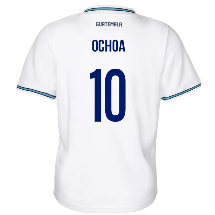 Danxen Niño Camiseta Guatemala José Ochoa #10 Blanco 1ª Equipación 24-26 La Camisa México
