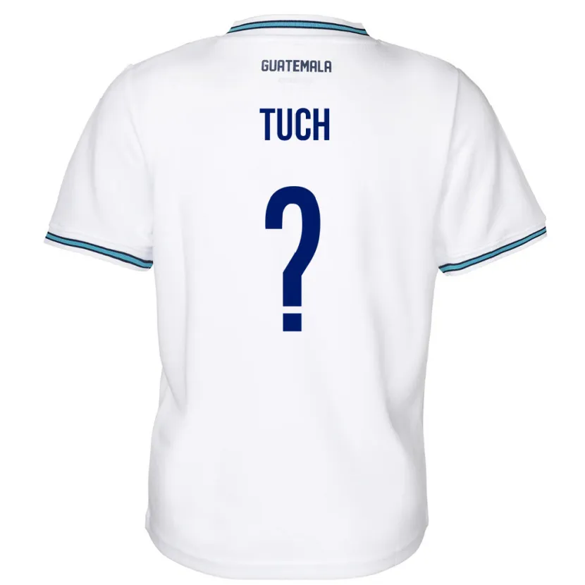 Danxen Niño Camiseta Guatemala Lorenzo Tuch #0 Blanco 1ª Equipación 24-26 La Camisa México