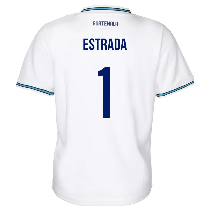 Danxen Niño Camiseta Guatemala Alexia Estrada #1 Blanco 1ª Equipación 24-26 La Camisa México
