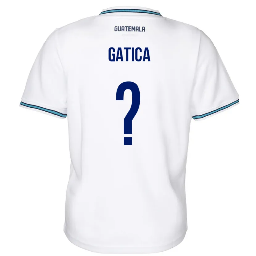 Danxen Niño Camiseta Guatemala Celeste Gatica #0 Blanco 1ª Equipación 24-26 La Camisa México