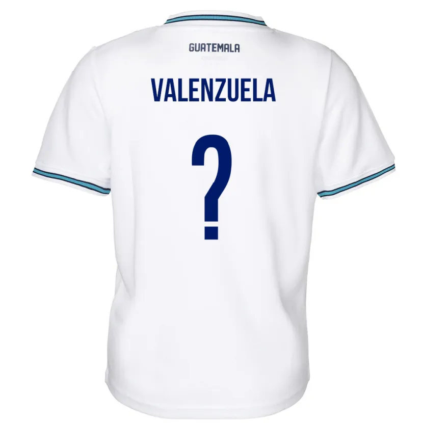 Danxen Niño Camiseta Guatemala Briana Valenzuela #0 Blanco 1ª Equipación 24-26 La Camisa México