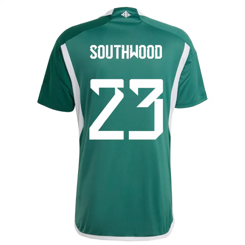 Danxen Niño Camiseta Irlanda Del Norte Luke Southwood #23 Verde 1ª Equipación 24-26 La Camisa México