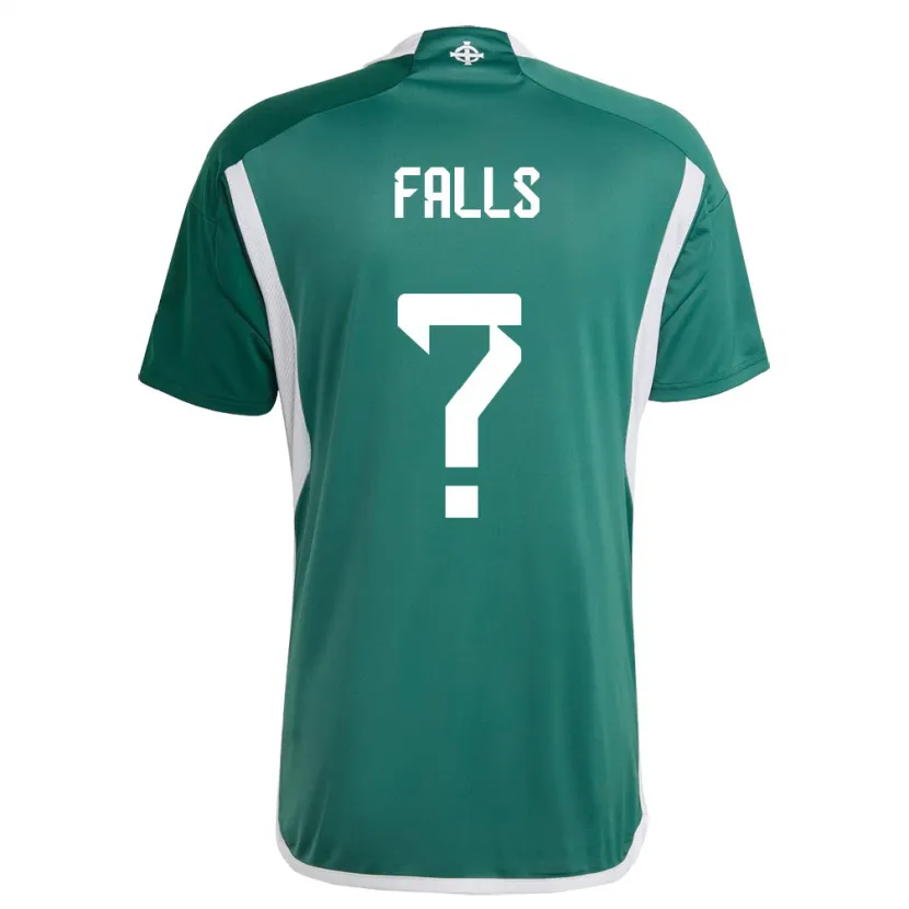 Danxen Niño Camiseta Irlanda Del Norte Conor Falls #0 Verde 1ª Equipación 24-26 La Camisa México