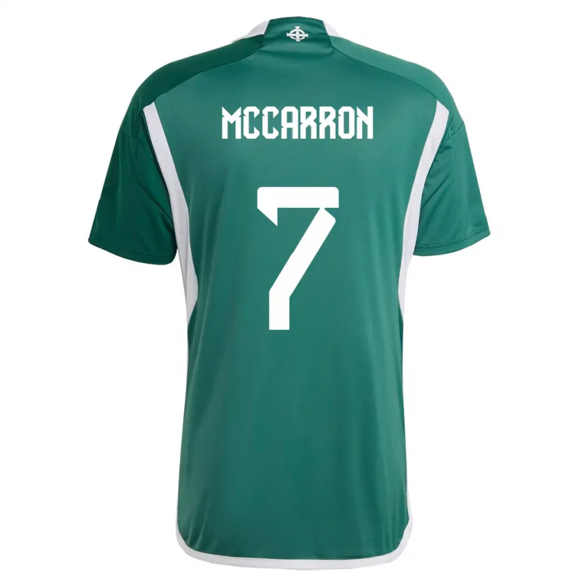 Danxen Niño Camiseta Irlanda Del Norte Chloe Mccarron #7 Verde 1ª Equipación 24-26 La Camisa México