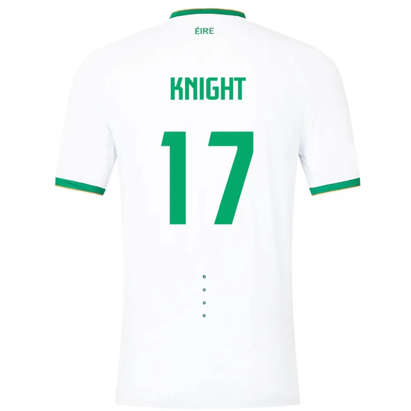 Danxen Niño Camiseta Irlanda Jason Knight #17 Blanco 2ª Equipación 24-26 La Camisa México