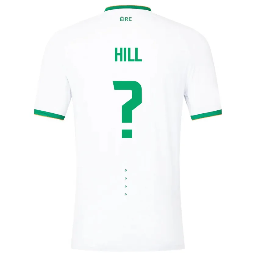 Danxen Niño Camiseta Irlanda Tom Hill #0 Blanco 2ª Equipación 24-26 La Camisa México