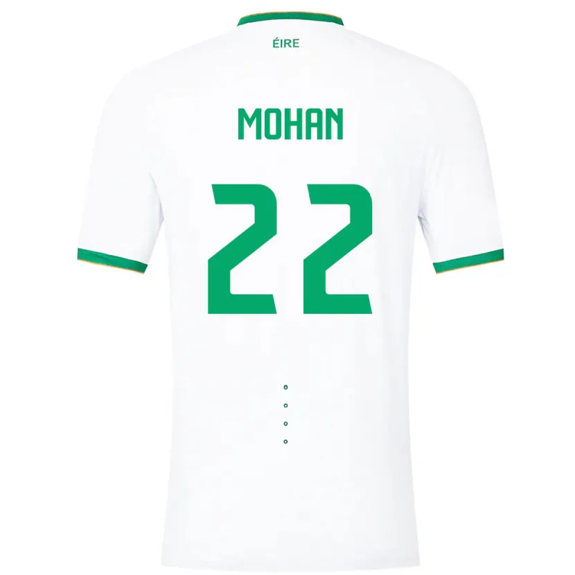 Danxen Niño Camiseta Irlanda Stephen Mohan #22 Blanco 2ª Equipación 24-26 La Camisa México